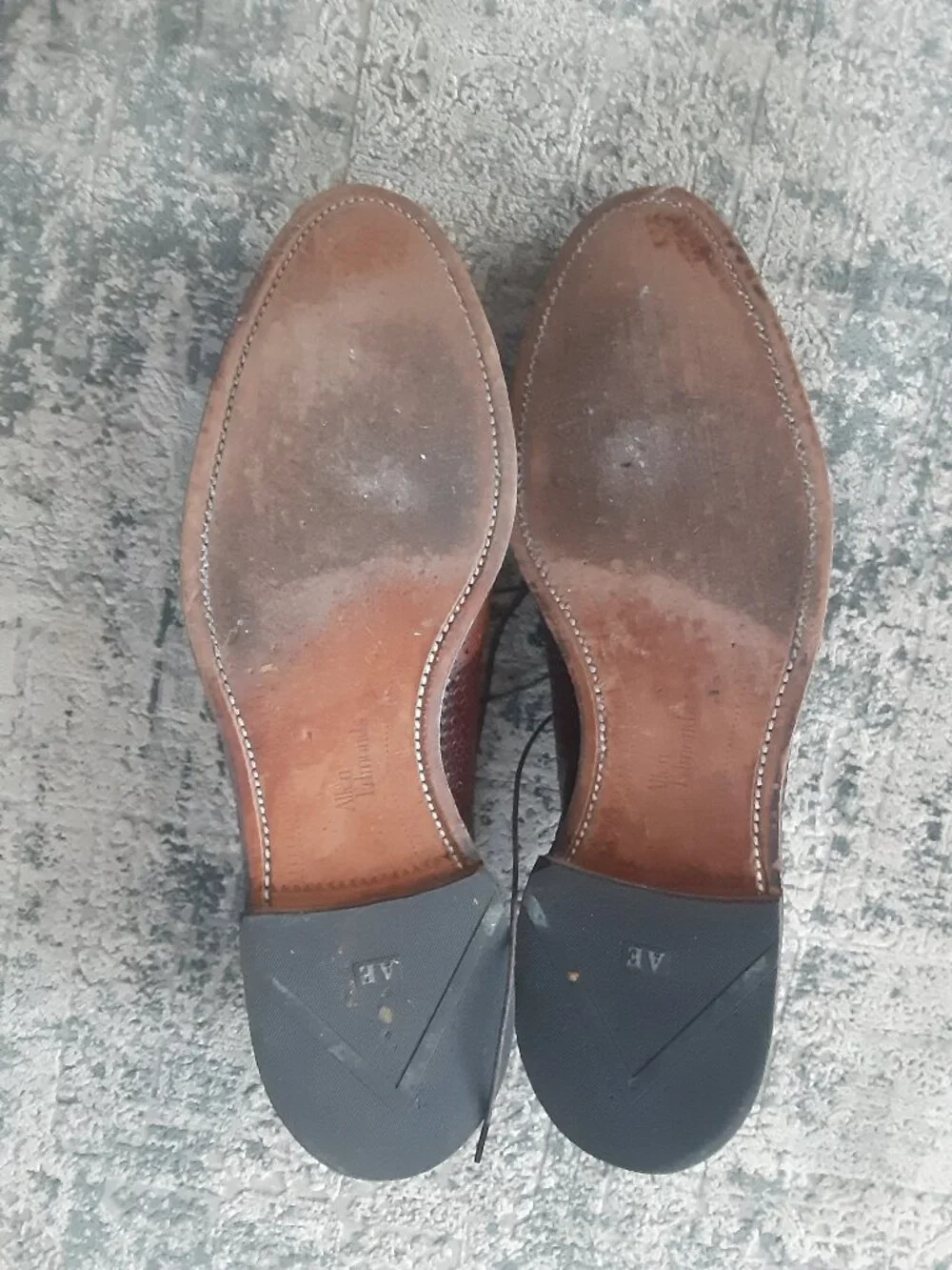 Allen Edmons Hampstead shoes, brown, size 13